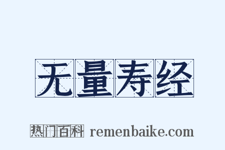 无量寿经是什么意思的图片